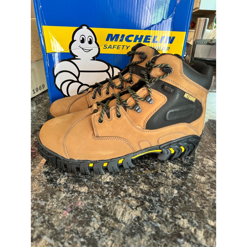 Caterpillar XPX763 Mens Brown Leather Steel Toe Work Boots Size 13M ASTM Rated